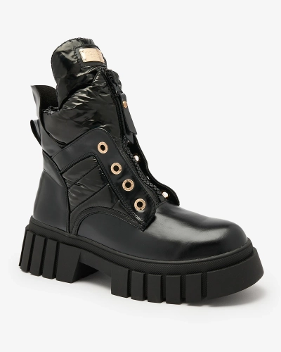 Royalfashion Cizme de damă în negru Selilka