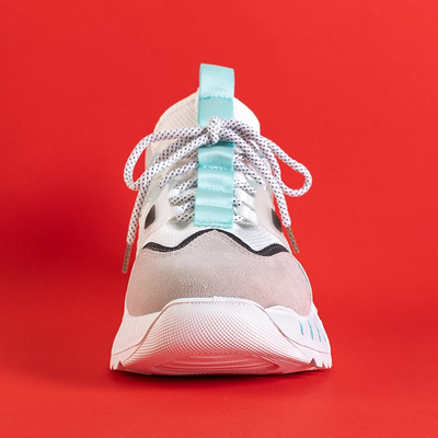 Adidași de sport albi Mapsy pentru bărbați - încălțăminte