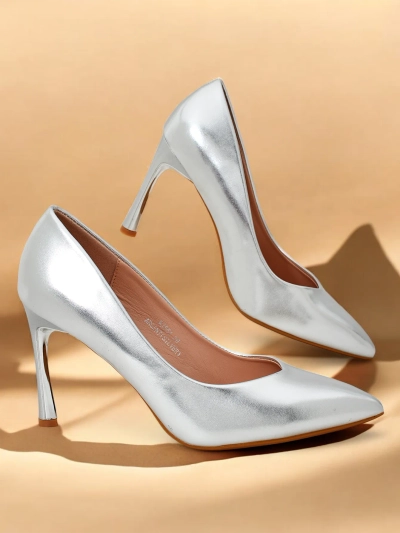 Pantofi cu toc stiletto clasici pentru femei de la Royalfashion într-un stil punctat Doemi