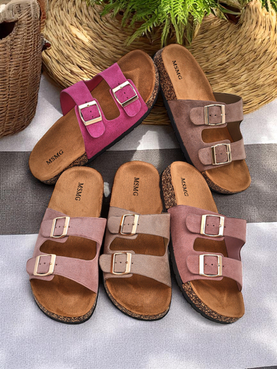 Sandale de damă Royalfashion cu catarame Foumy