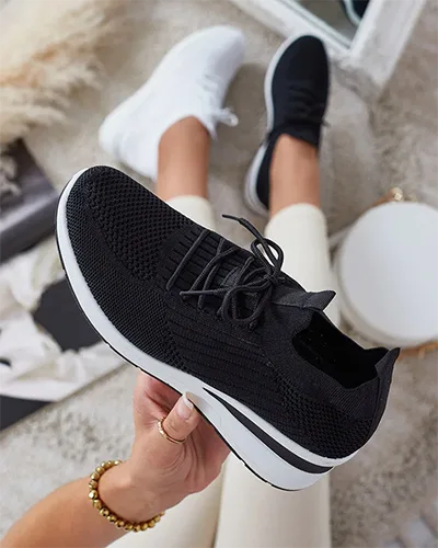 Royalfashion Pantofi sport pentru femei cu ancoră ascunsă Avese