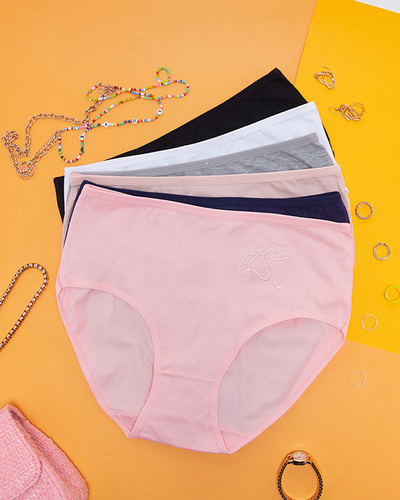 Chiloți de damă din bumbac 6 / pachet - Lenjerie intimă