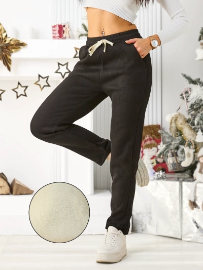 Pantaloni de trening din bumbac pentru femei Royalfashion