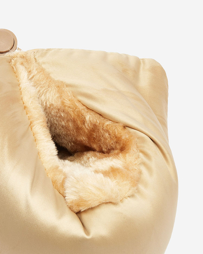 Royalfashion Cizme de zăpadă slip-on pentru femei, maro Nevonsisia