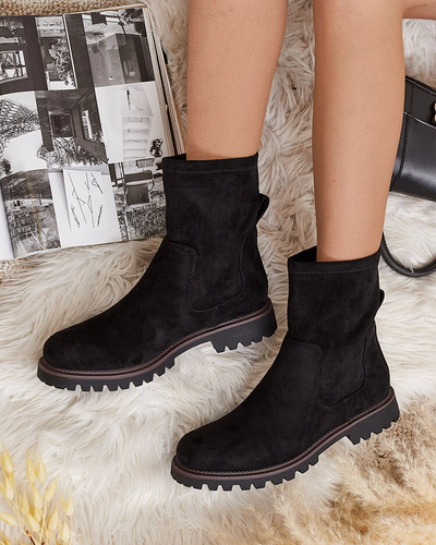 Royalfashion Cizme Gebimma pentru femei din eco-suede
