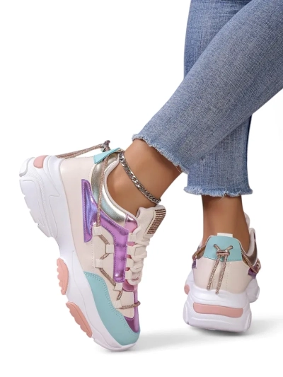 Royalfashion Sneakers colorate pentru femei Casiia