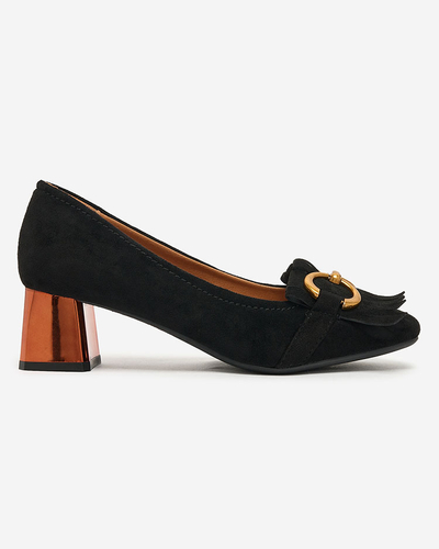 Royalfashion Pantofi cu toc cu sclipici pentru femei Gelopela