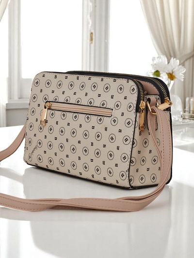 Royalfashion Geantă mică din piele ecologică cu imprimeu Viva Linea