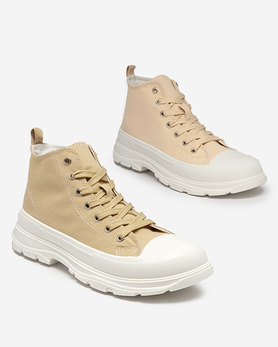 OUTLET Adidași sport de damă de culoare crem Merrika- Footwear