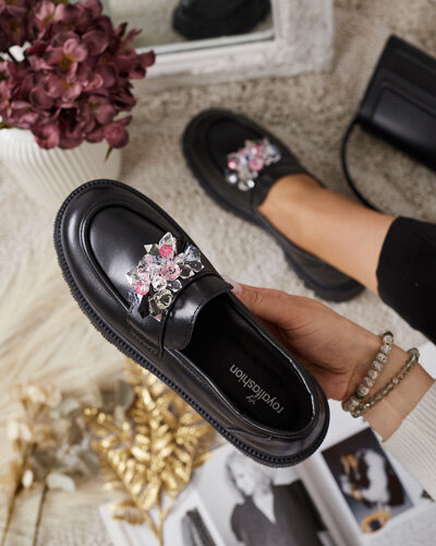 Royalfashion Mocasini de damă cu mărgele colorate Karonia