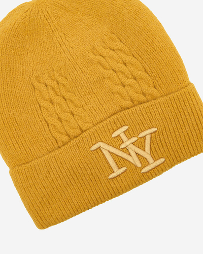 Royalfashion Șapcă izolată pentru femei Mustard