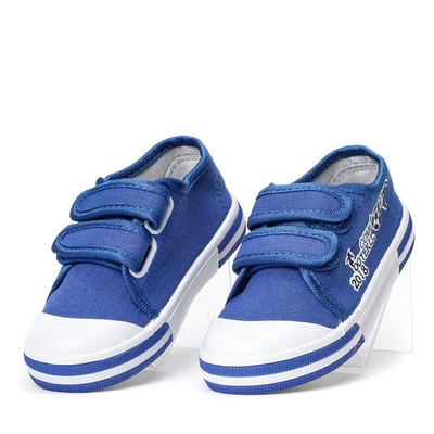 Niebieskie chłopięce trampki Nereto - Obuwie