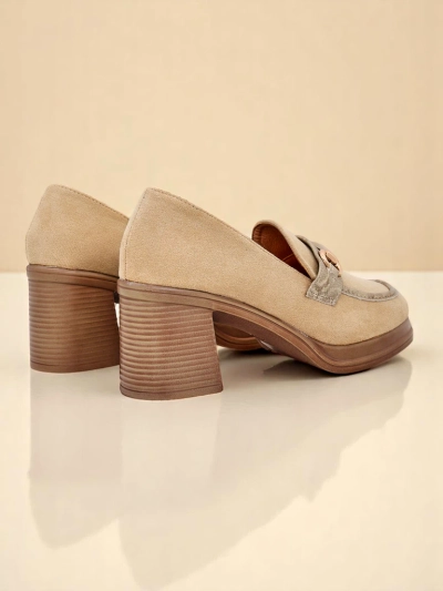 Royalfashion mocasini cu toc bloc pentru femei Apareus