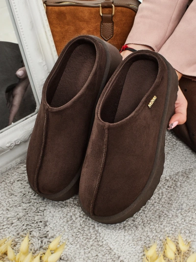 Botine scurte de damă a'la snowboots cu blană Calindra