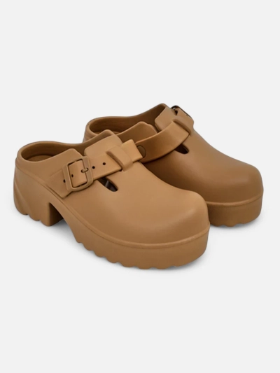Sandale cu toc din cauciuc pentru femei Royalfashion Voxones