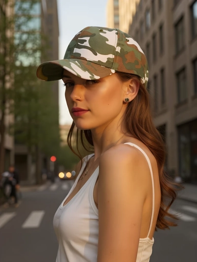 Royalfashion CamoFlex șapcă de baseball camuflaj