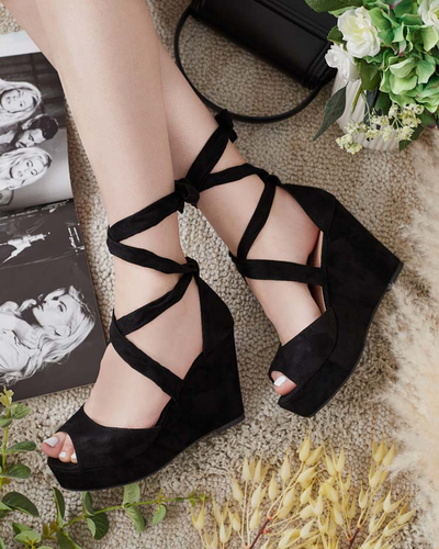 Royalfashion Sandale cu toc Villa pentru femei