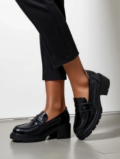 Mocasi femei Royalfashion cu toc mic Tollino