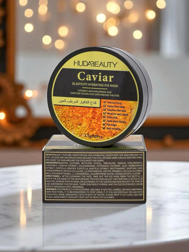 Aurelia Caviar Eye Mask Hydro Vitale – nawilżające płatki pod oczy HudaBeauty