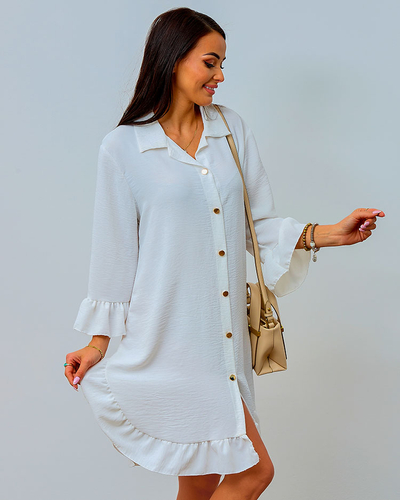 Royalfashion Rochie oversize de damă cu volane