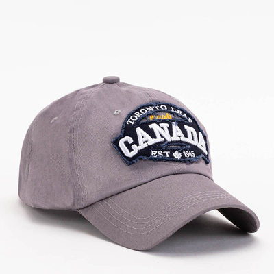 Şapcă de baseball gri unisex - Accesorii