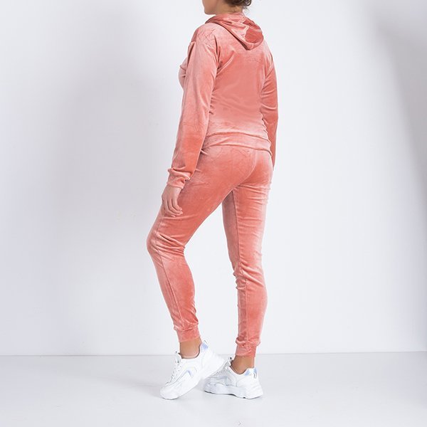 Set de trening pentru femei roz cu inscripția - Îmbrăcăminte