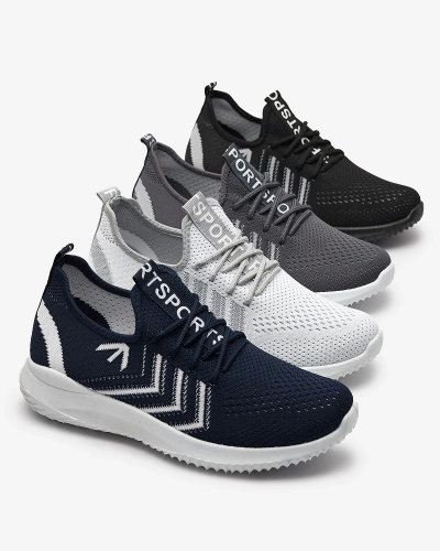 Pantofi sport de damă din material textil de culoare albastru marin Leridis - Încălțăminte