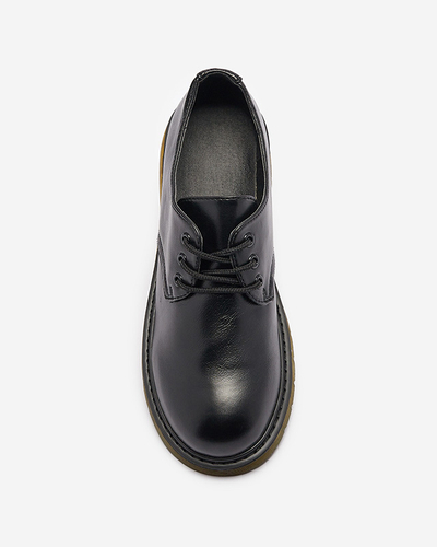 Pantofi jumătăți de damă negri Heloso- Footwear
