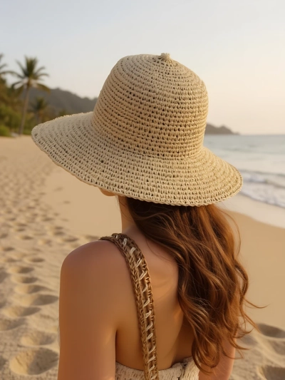Royalfashion Pălărie de paie pentru femei Shade Muse