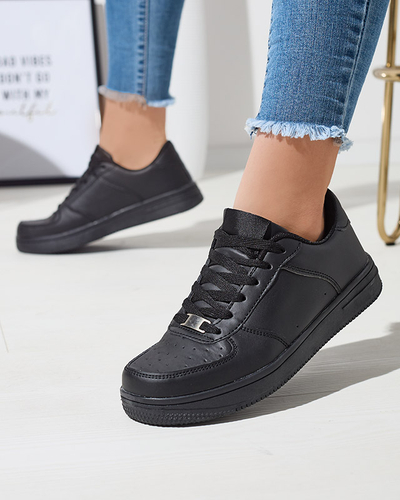 Adidași de damă de culoare neagră Defaggo- Footwear