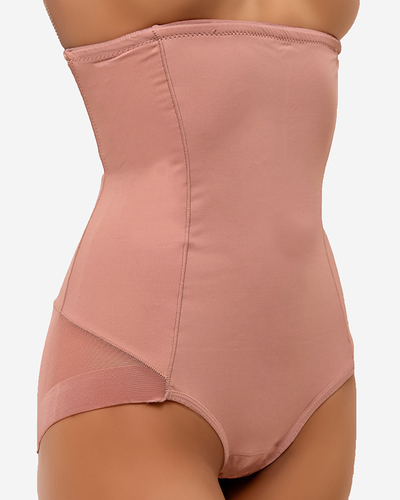 Royalfashion Chiloți modelatori cu talie înaltă pentru femei, roz închis
