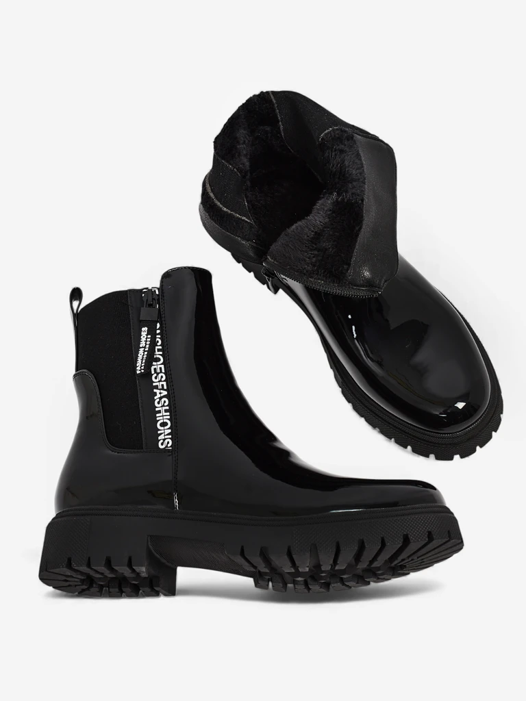 Botine de damă lăcuite Somaliane