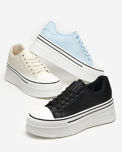 Pantofi sport de dama albastru deschis pantofi sport a'la Aniel - Incaltaminte