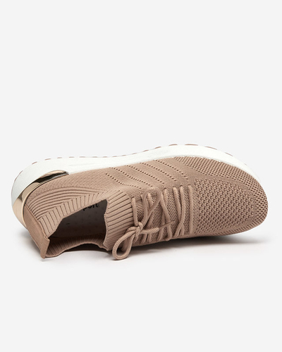 Pantofi sport de damă maro deschis Erina - Încălțăminte