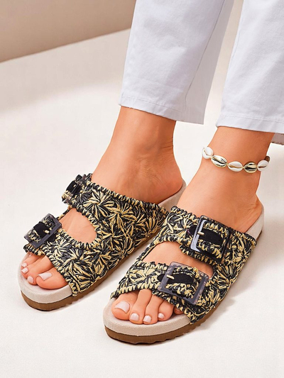 Royalfashion Sandale dama cu catarame Samorra