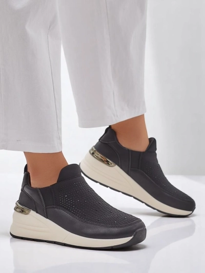 Pantofi sport slip-on pentru femei Royalfashion cu strasuri Elera