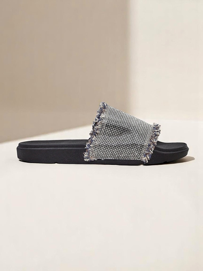 Șlapi plat pentru femei Royalfashion SparkleWalk