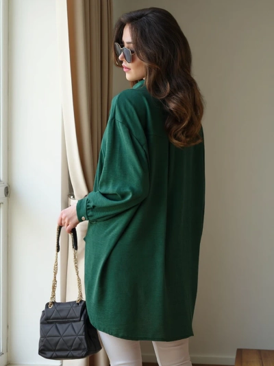 Royalfashion Cămașă lungă oversized pentru femei
