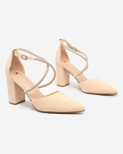 Royalfashion Pantofi de damă Briticca cu zirconiu
