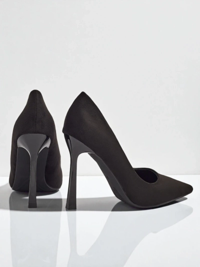 Pantofi stiletto de damă Belunika din piele ecologică de căprioară