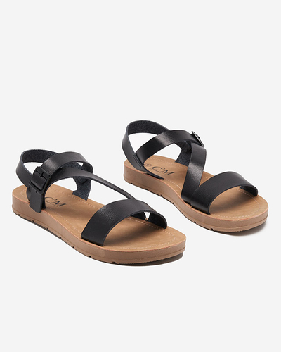 Sandale negre de dama Canni - Incaltaminte