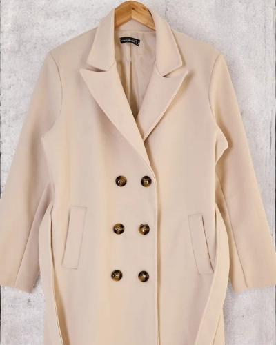 Royalfashion Palton lung de damă