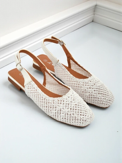 Royalfashion Sandalye dămsko s ku klaftă di-napoi Breeze Woven