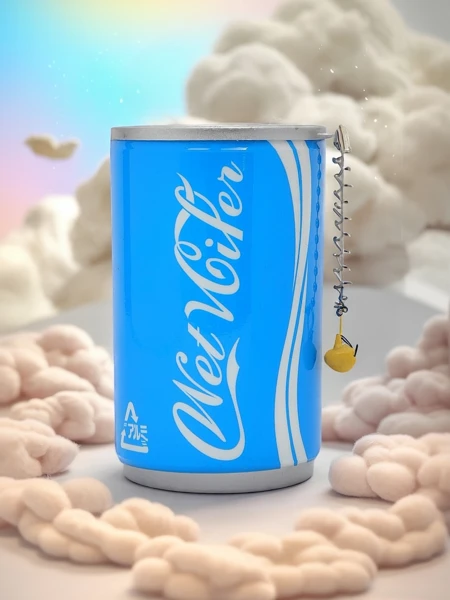 Azzurra Lux Candela – lumânare cu parfum de nori, design Mare Nostrum, 100g