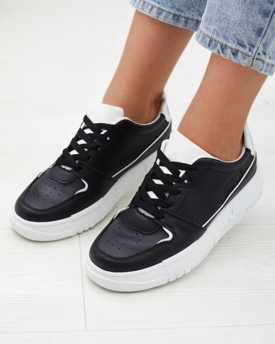Adidași sport de damă, de culoare neagră Hellar - Încălțăminte