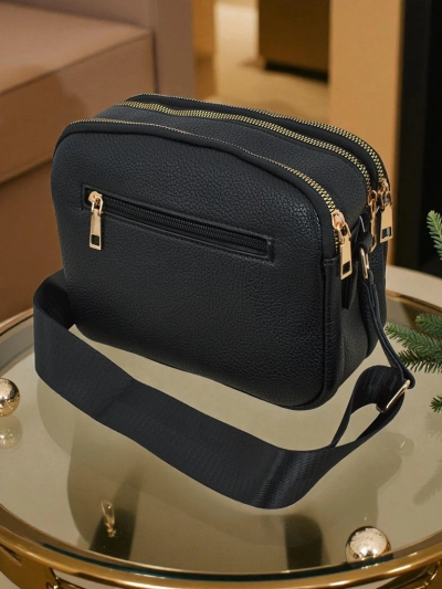 Geantă mică de damă matlasată din piele ecologică Corinne