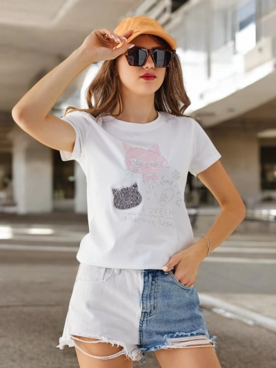 Royalfashion Bluză din bumbac pentru femei
