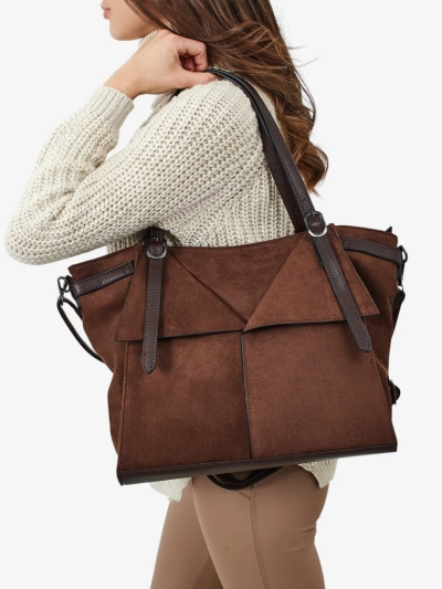 Geantă de damă shopper eco piele întoarsă Daville