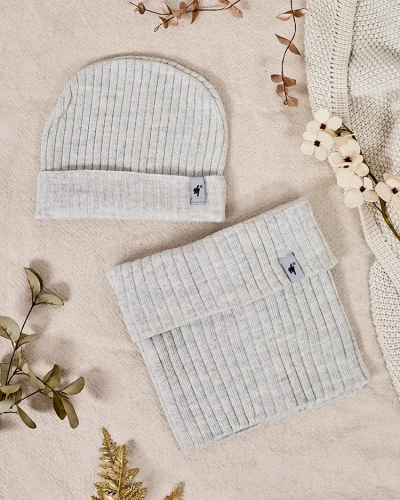 Set universal de iarnă Royalfashion - căciulă cu fular tub