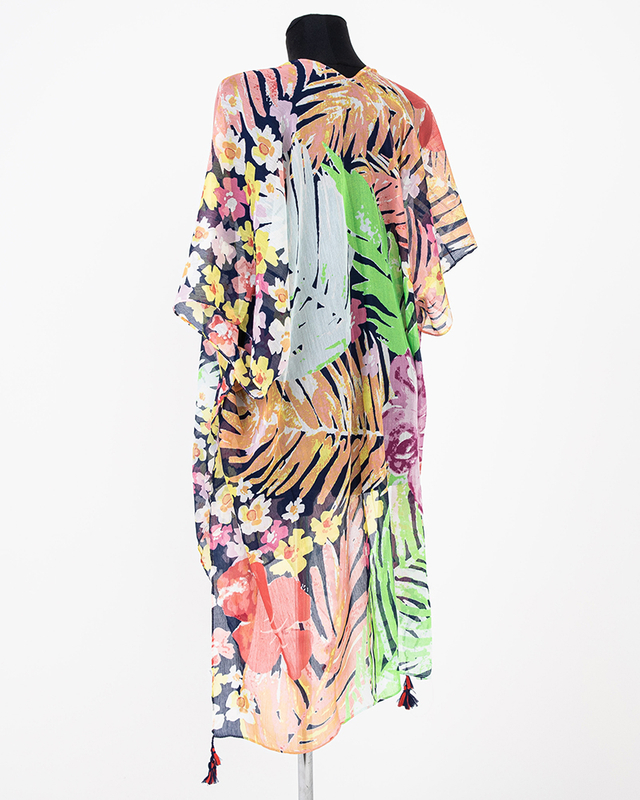 Pareo de damă colorat cu flori - Îmbrăcăminte
